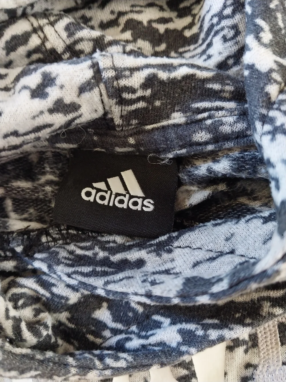 adidas Gray & Black Camo 'Beaver Nation' Hooded Sweatshirt
